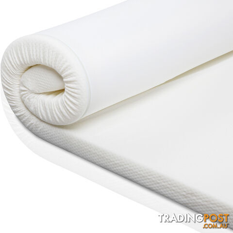 Visco Elastic Memory Foam Mattress Topper 7cm Single