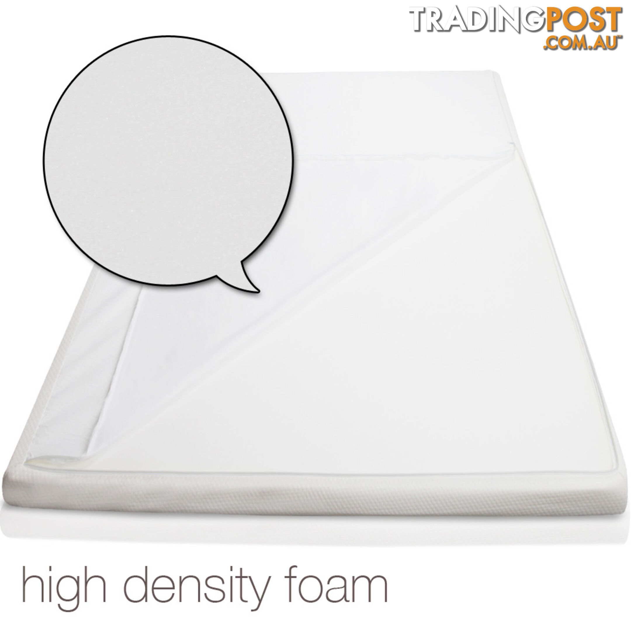 Visco Elastic Memory Foam Mattress Topper 7cm Single