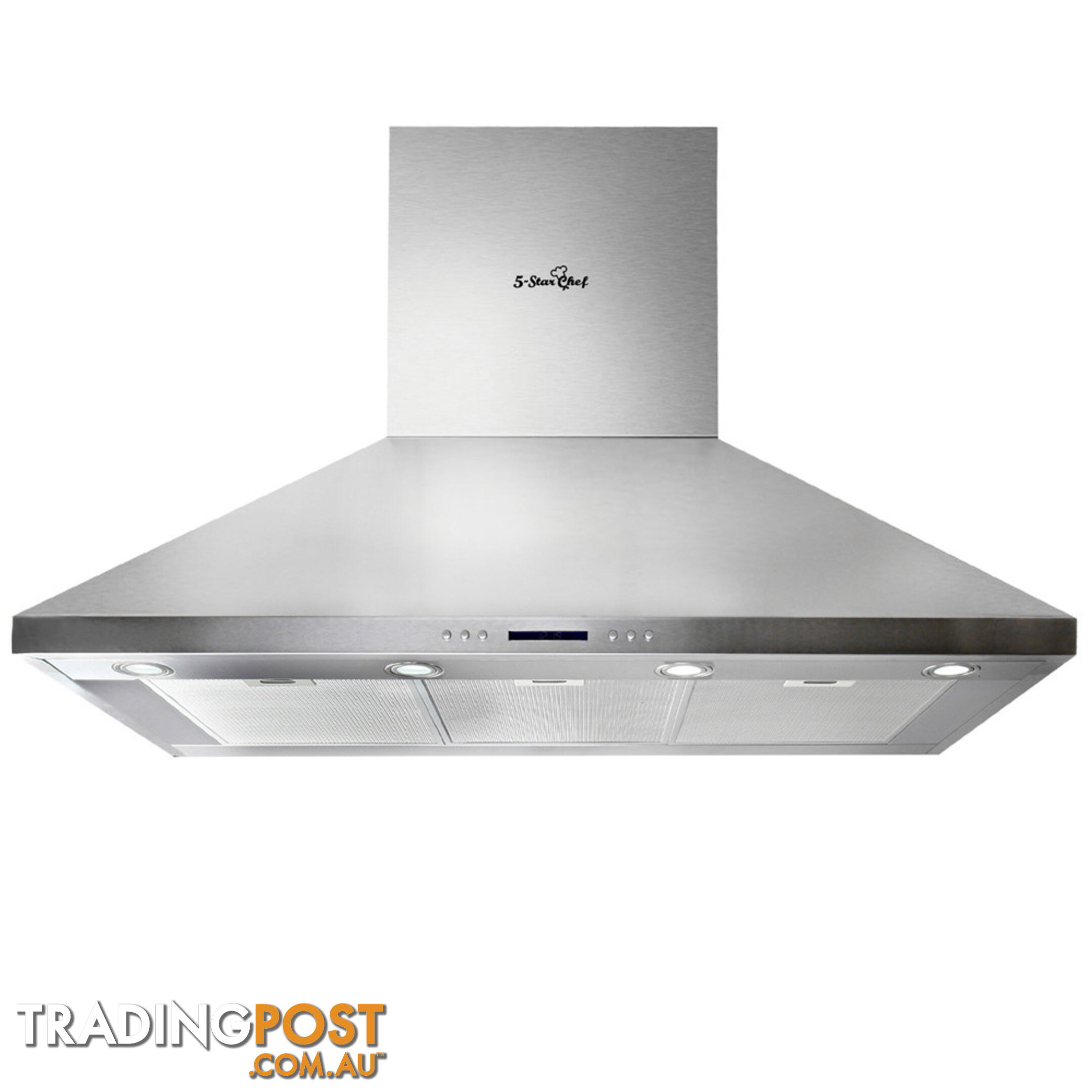 5 Star Chef 3 Fan Speed Rangehood 120cm