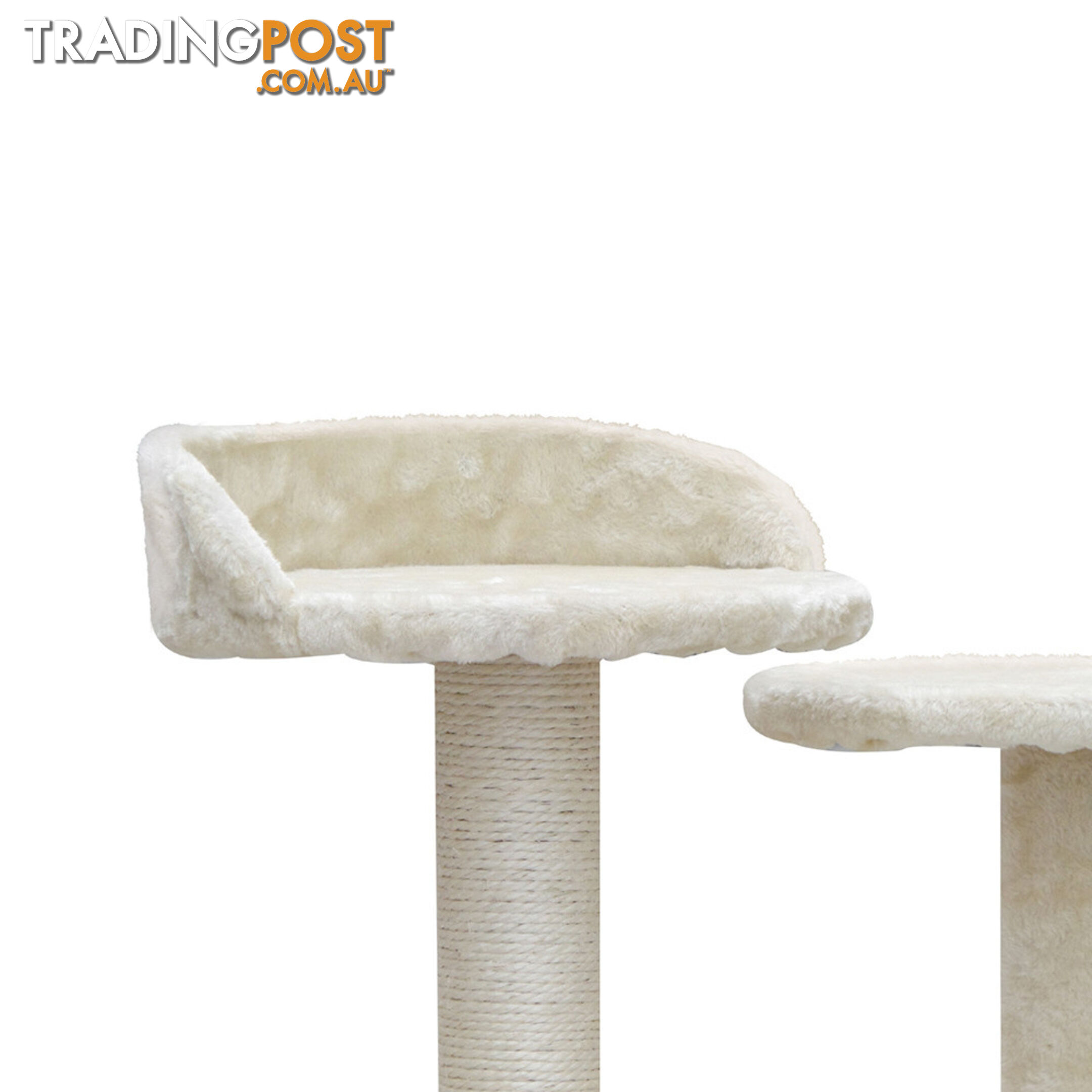 Cat Scratching Post  Tree House Condo 134cm Beige