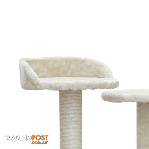 Cat Scratching Post  Tree House Condo 134cm Beige