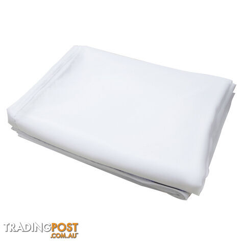 4 Pcs Wedding Table Cloth Round 229cm White - photo 5 of 9