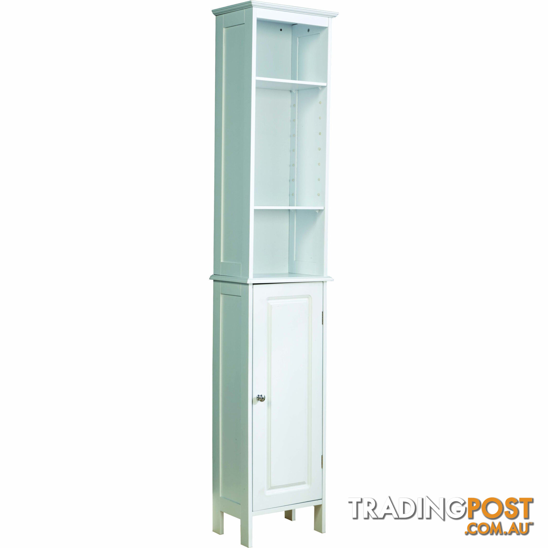 Dignity Tall Bathroom Unit in WHITE