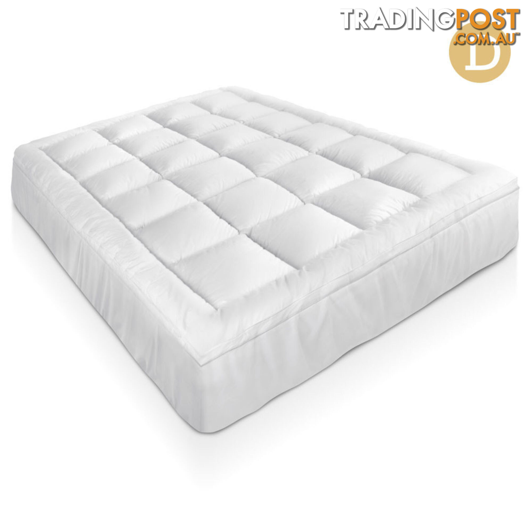 Bamboo Pillowtop Mattress Topper 5cm - Double