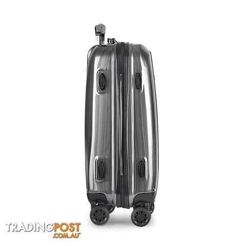 Hard Shell Travel Luggage with TSA Lock Grey