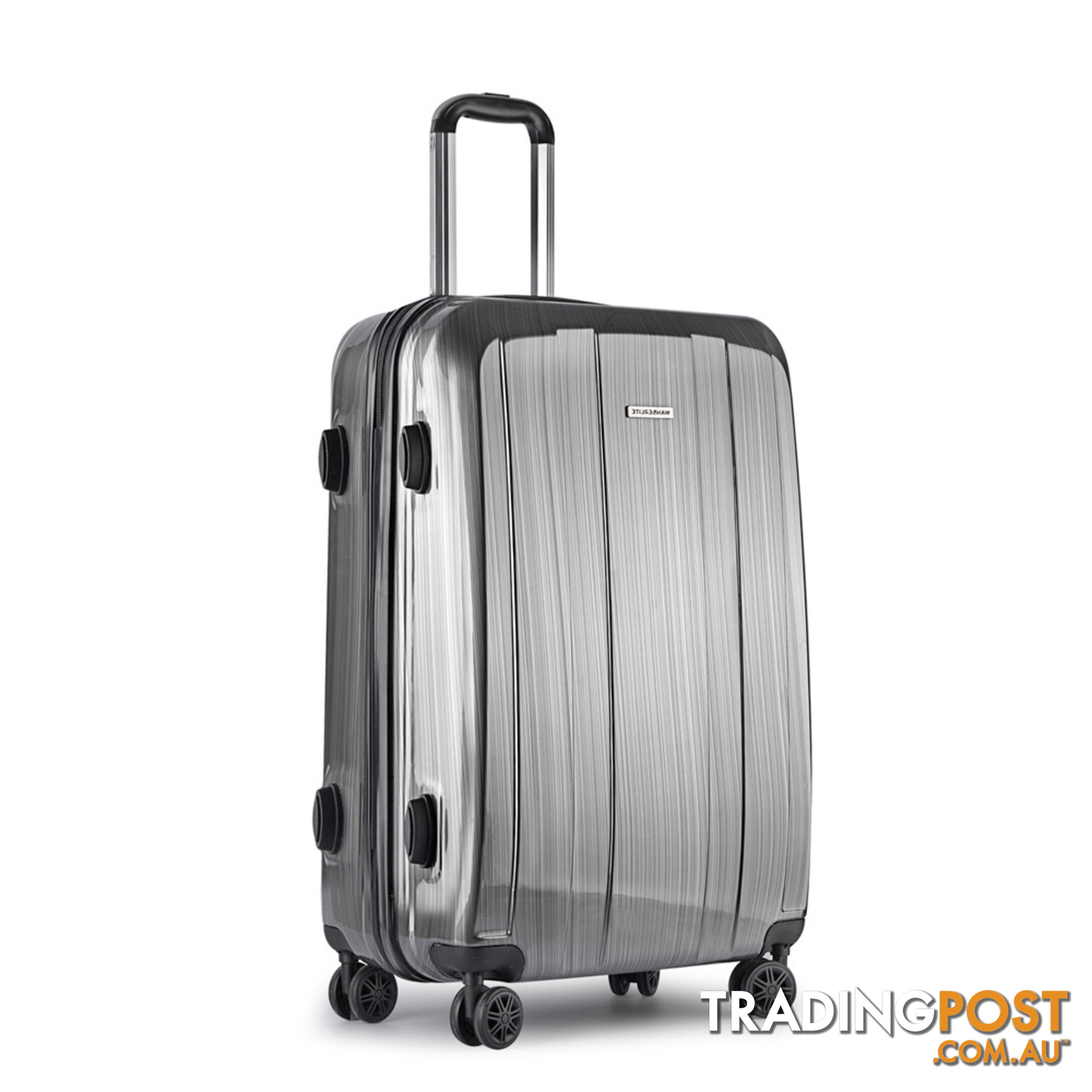 Hard Shell Travel Luggage with TSA Lock Grey