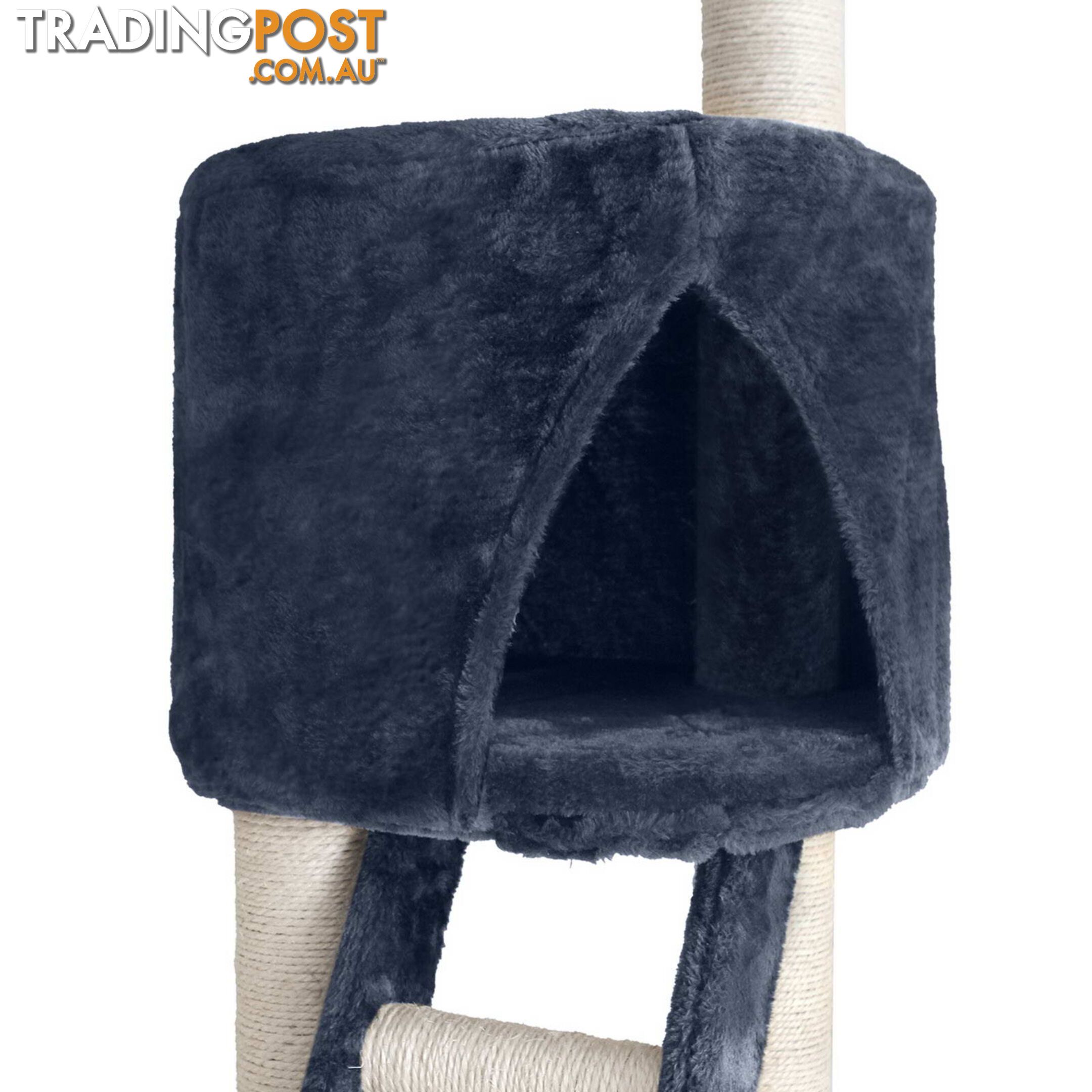 Cat Scratching Poles Post Furniture Tree 244cm Dark Grey