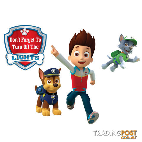 Skye Paw Patrol Wall Stickers - Totally Movable and Reusable