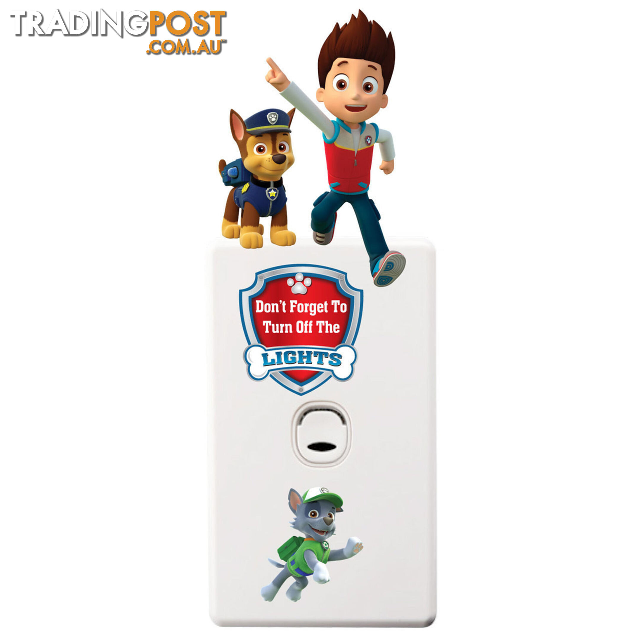 Skye Paw Patrol Wall Stickers - Totally Movable and Reusable