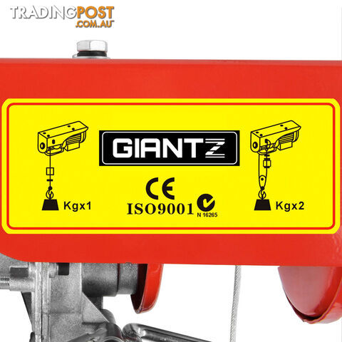 300/600kg 1200 W Electric Hoist Winch - photo 3 of 8