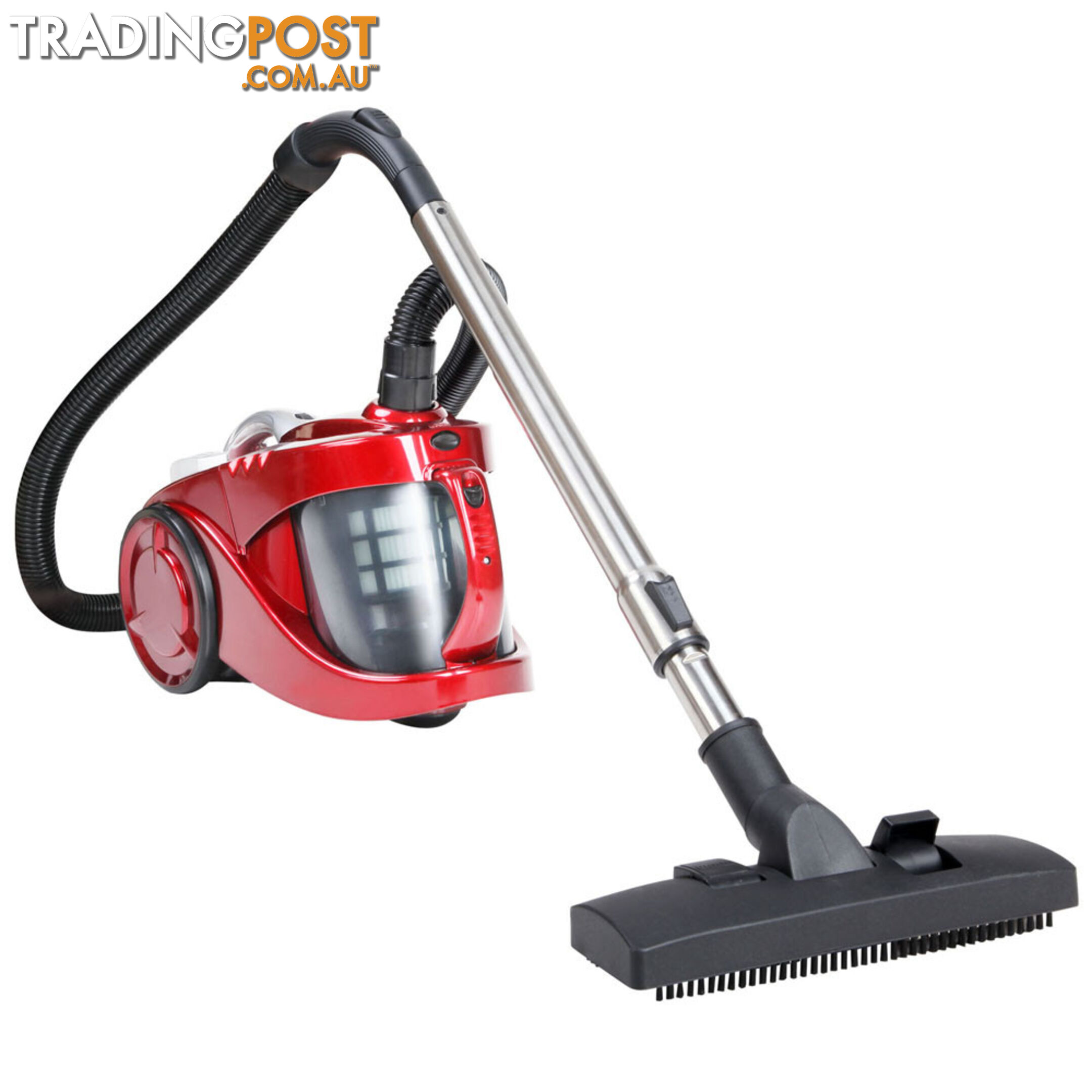 Bagless Cyclone Cyclonic Vacuum Cleaner HEPA Red