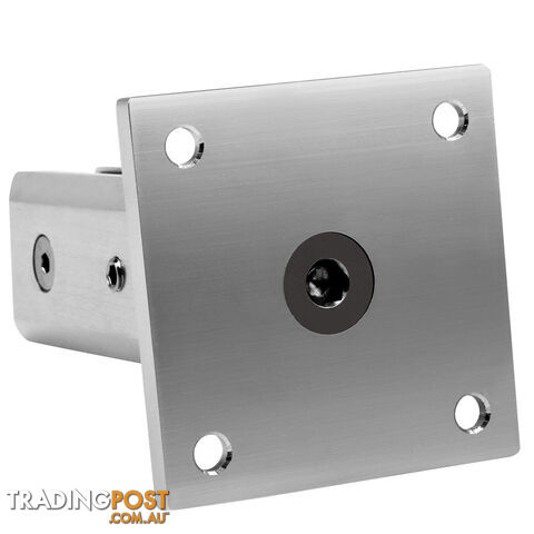 Frameless Glass Aluminium Mount Square