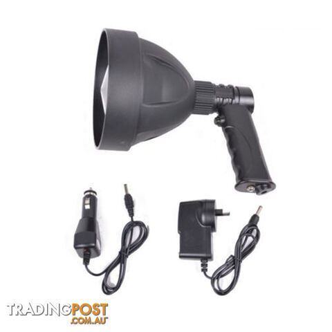 15W CREE LED Handheld Spot Light Rechargeable Spotlight Hunting Shooting T6 12V