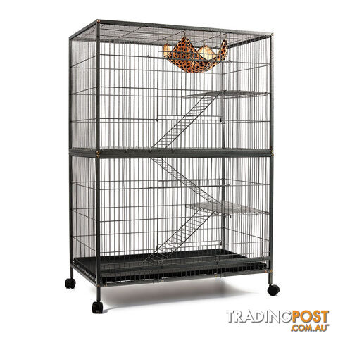 3 Level Cat Ferret Hamster Rat Bird Cage Aviary