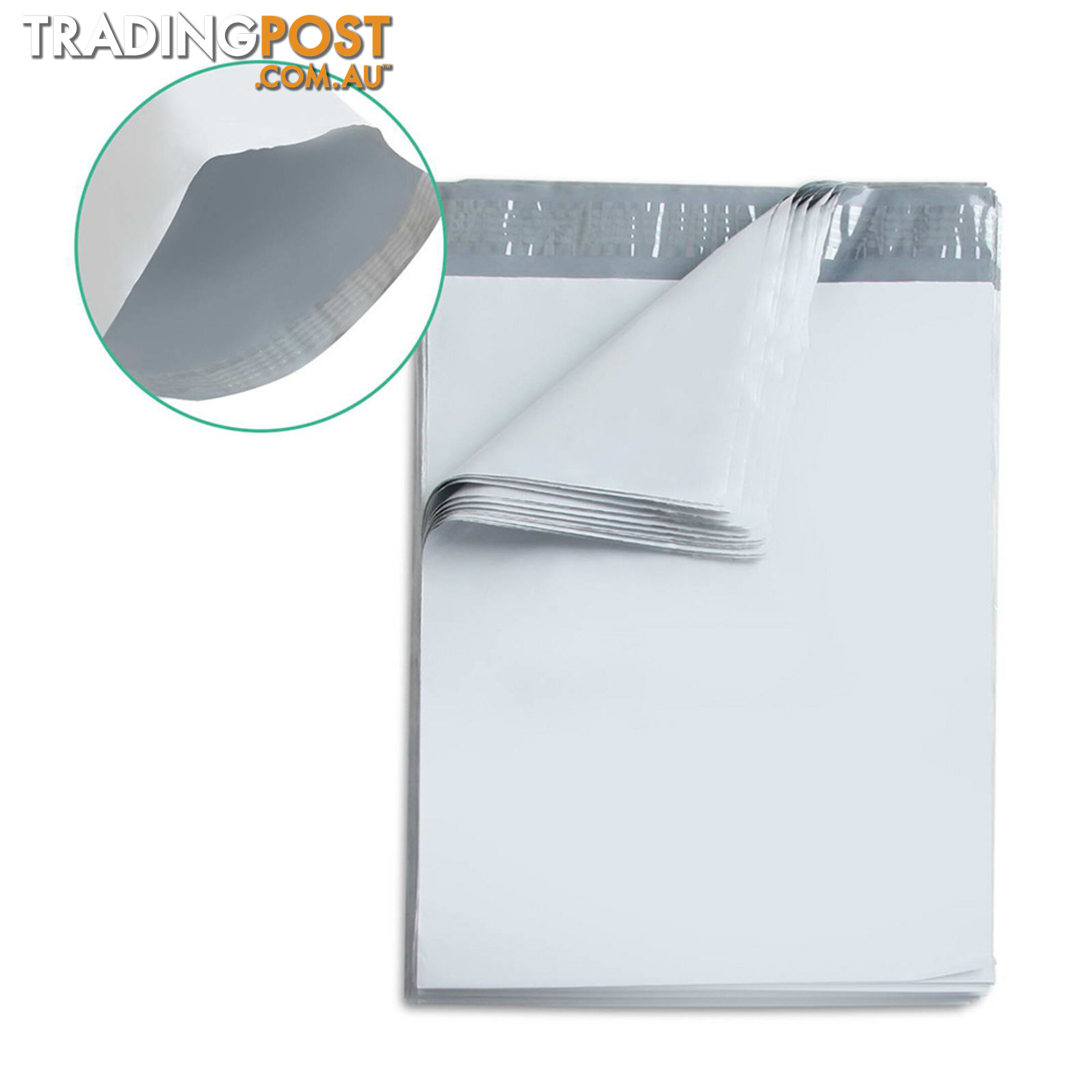 Set of 100 Poly Mailer Bags - 310 x 405mm