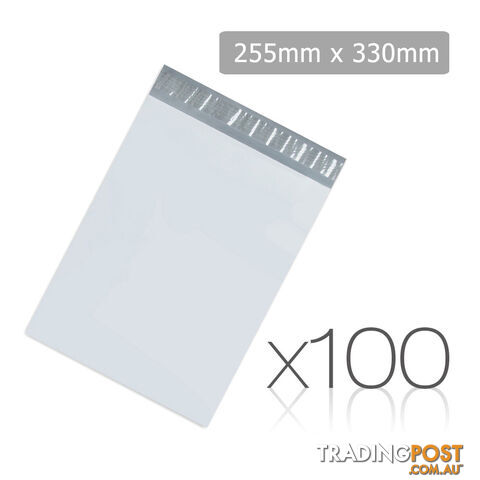 Set of 100 Poly Mailer Bags - 310 x 405mm