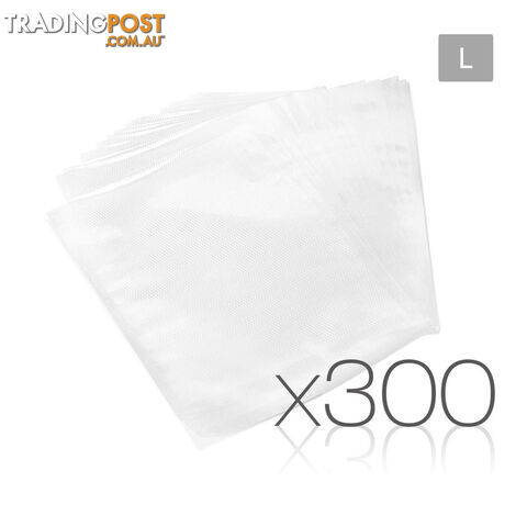300 Food Sealer Bags: 28 x 40cm