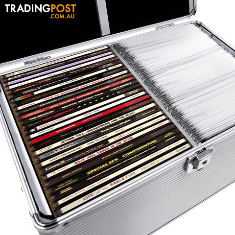 Aluminium CD DVD Bluray Storage Case Box 240 Discs SL