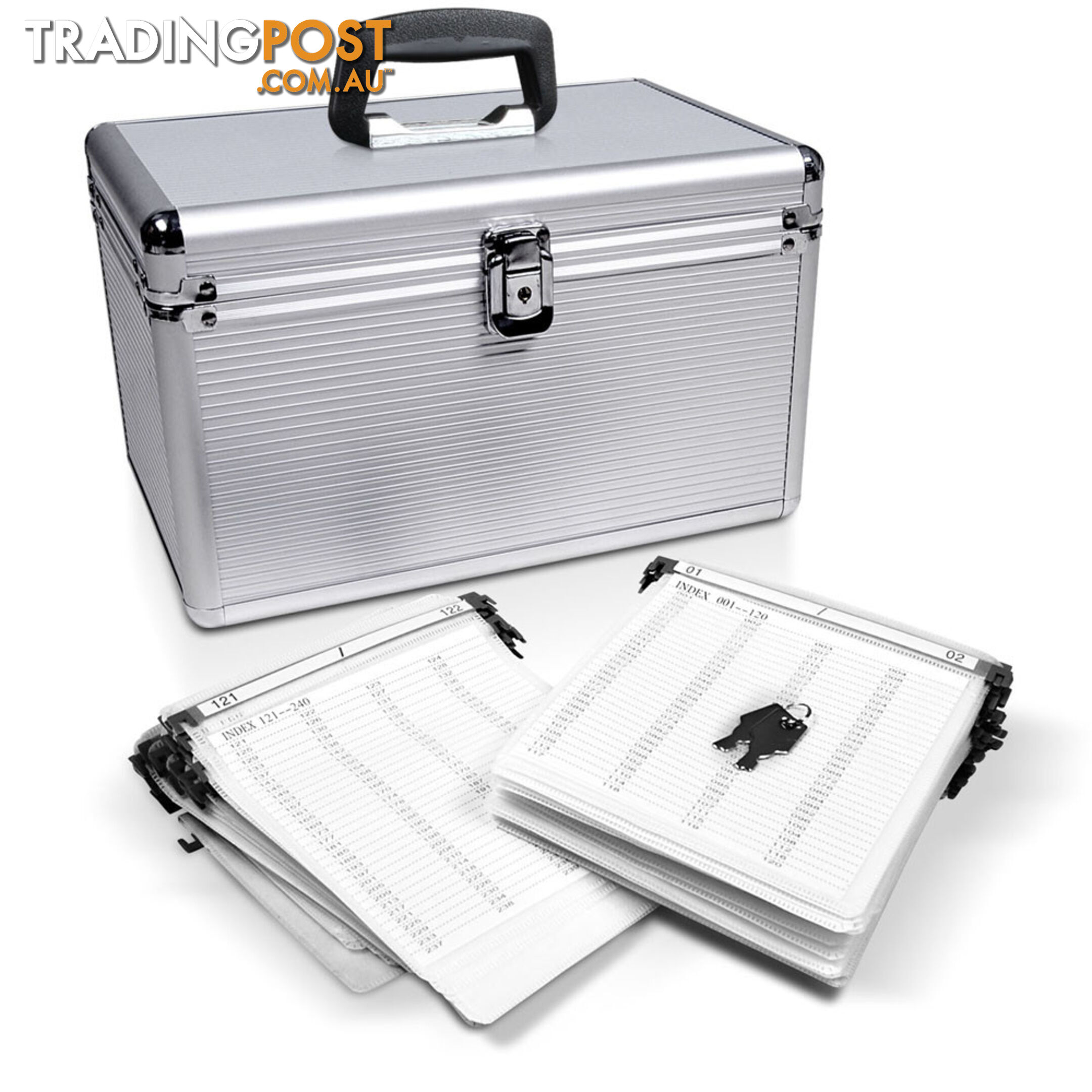 Aluminium CD DVD Bluray Storage Case Box 240 Discs SL