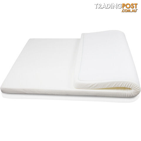 Visco Elastic Memory Foam Mattress Topper 7cm Kingle Single