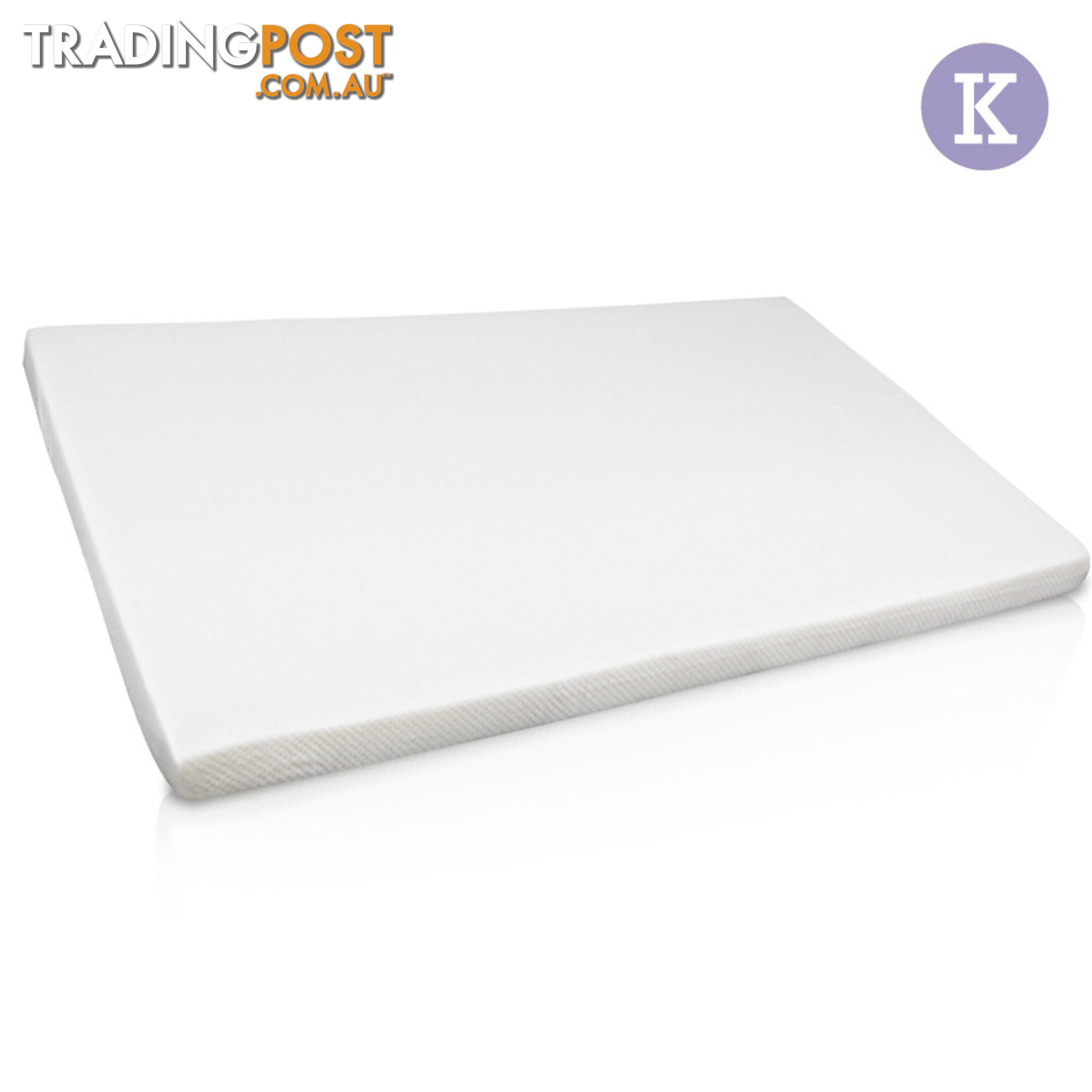 Visco Elastic Memory Foam Mattress Topper 7cm Kingle Single