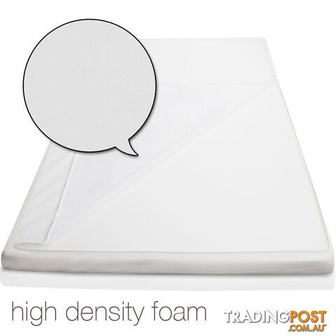 Visco Elastic Memory Foam Mattress Topper 7cm Kingle Single