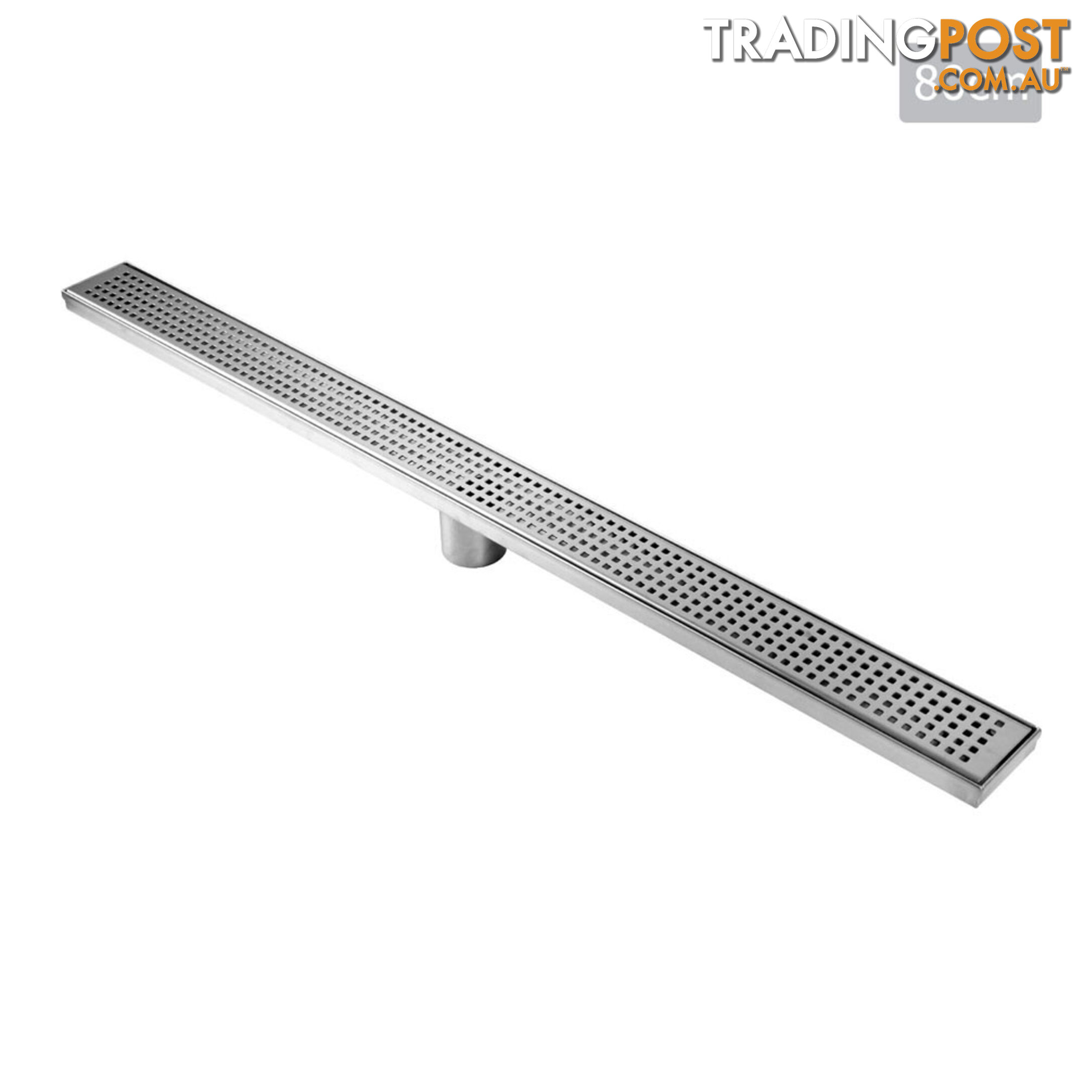 Square Stainless Steel Shower Grate Drain Floor Bathroom 95mm Depth