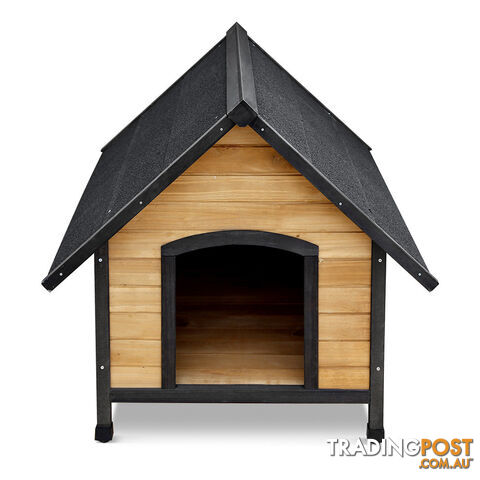 Timber Dog Kennel w/ Food Bowls