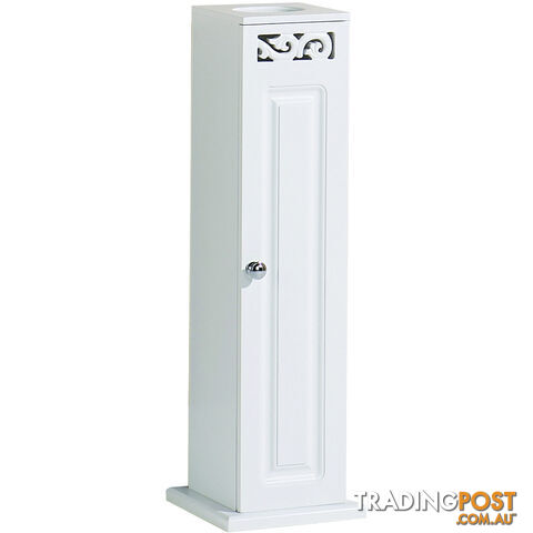 Lure Toilet Roll Cupboard in WHITE