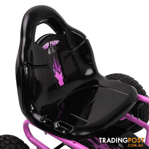 Kids Pedal Go Kart - Pink