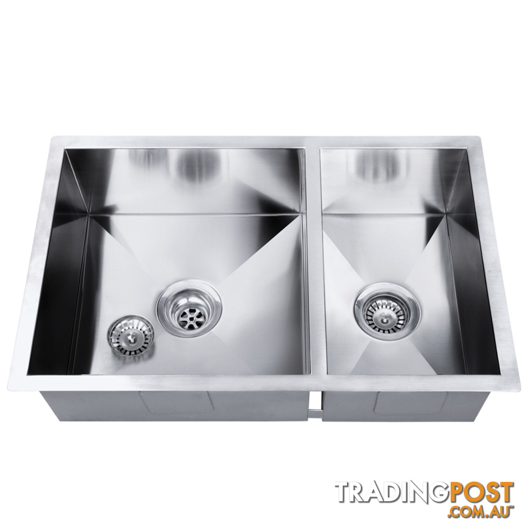 Stainless Steel Kitchen/Laundry Sink w/ Strainer Waste 770 x 450 mm