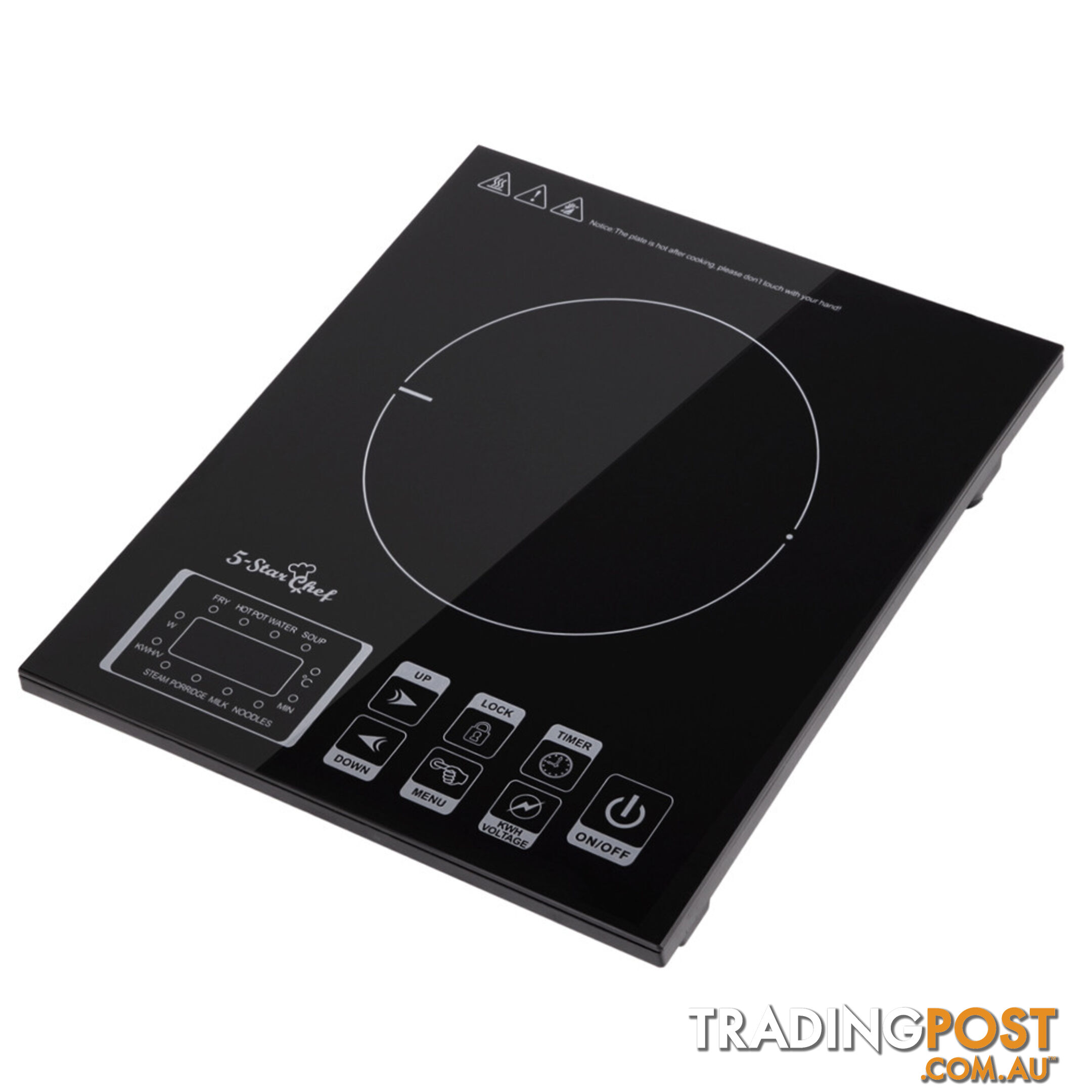 5 Star Chef Induction Cooktop w/ Digital Display Hotplate