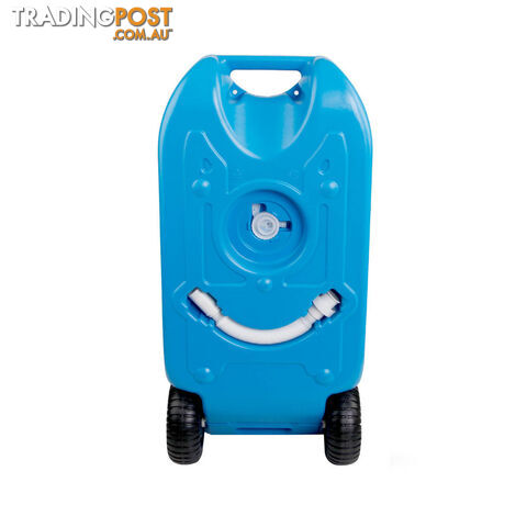 40L Portable Wheel Water Tank Blue