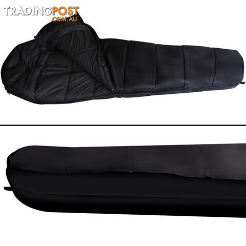 Camping Thermal Sleeping Bag Black - photo 4 of 9