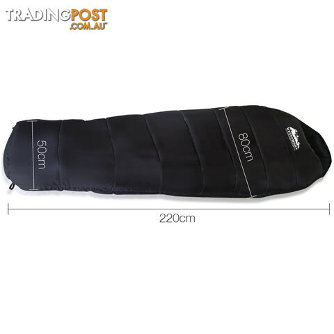 Camping Thermal Sleeping Bag Black - photo 2 of 9