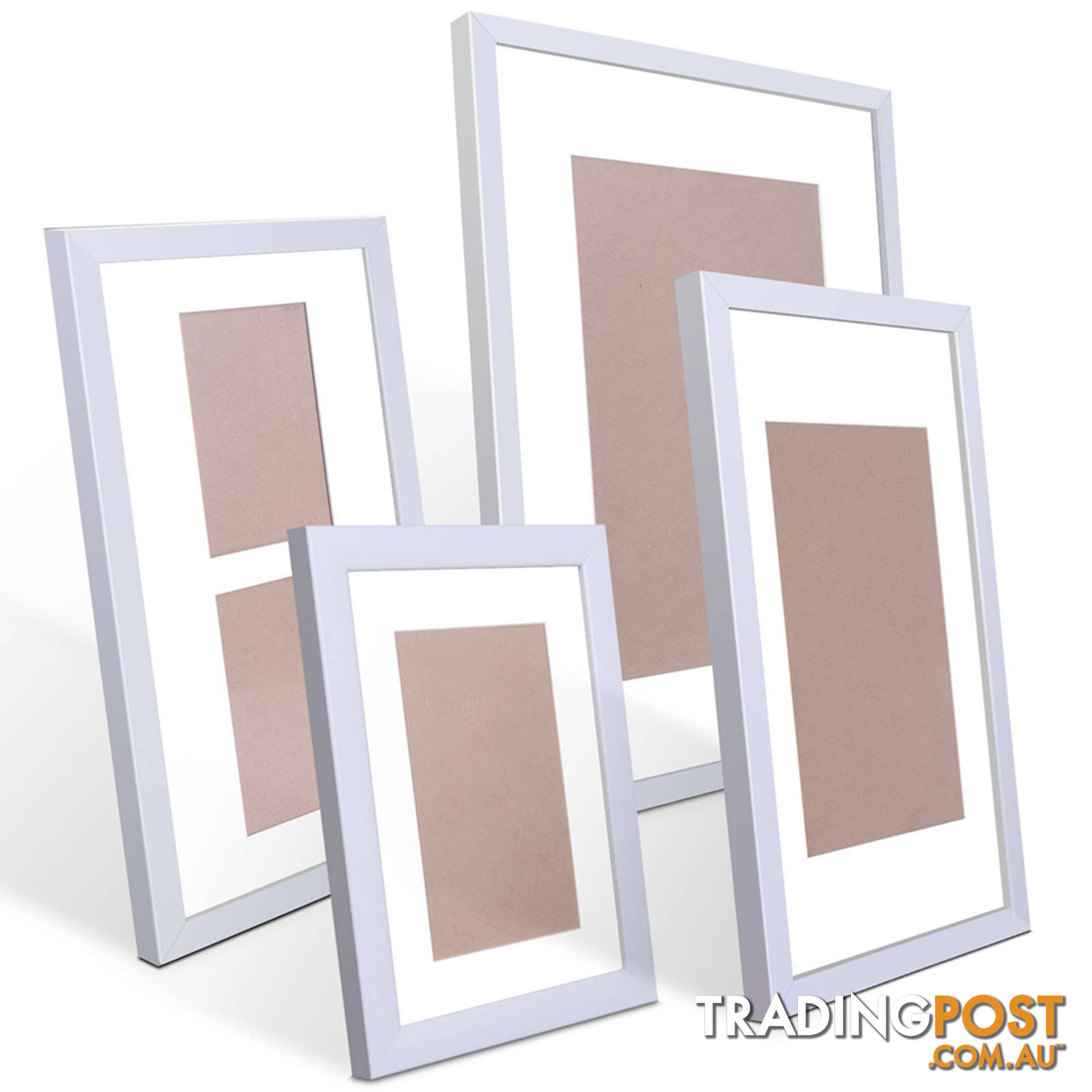 20pc Photo Frame Set - White