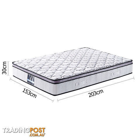 Cool Gel Memory Foam Euro Top Pocket Spring Mattress Queen