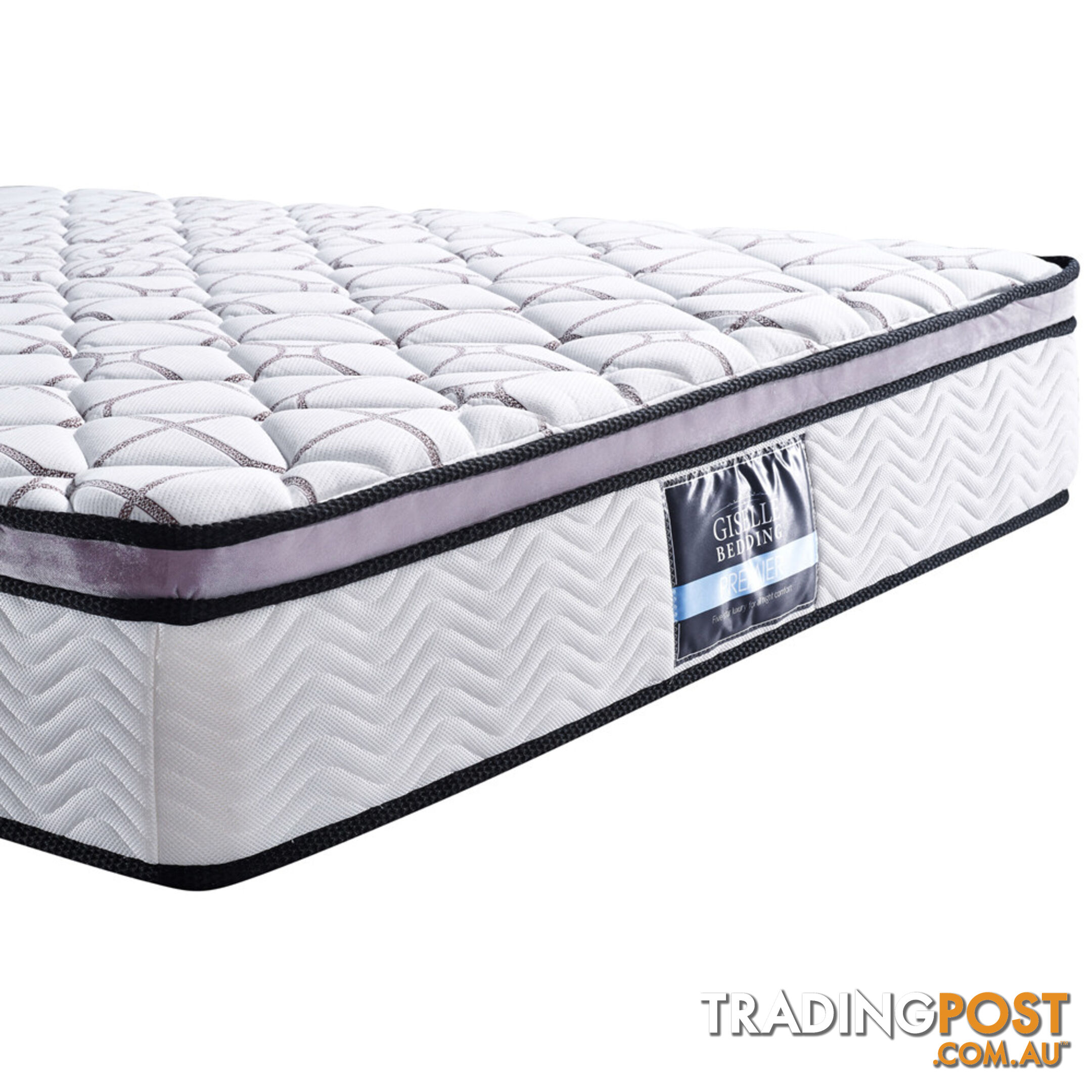 Cool Gel Memory Foam Euro Top Pocket Spring Mattress Queen