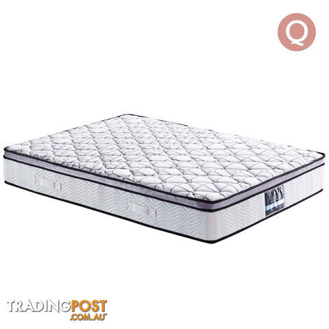 Cool Gel Memory Foam Euro Top Pocket Spring Mattress Queen