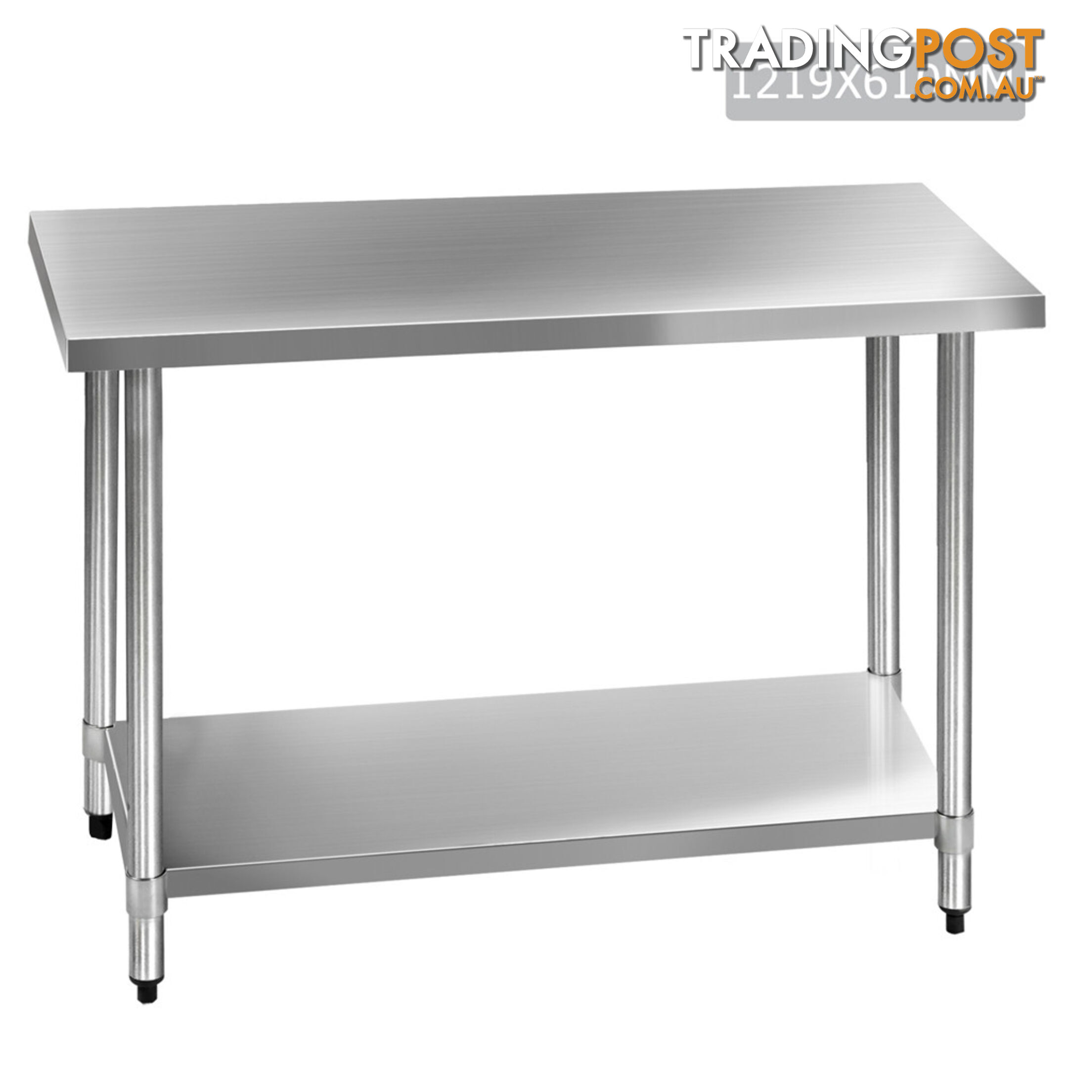 430 Stainless Steel Kitchen Work Bench Table 1219mm