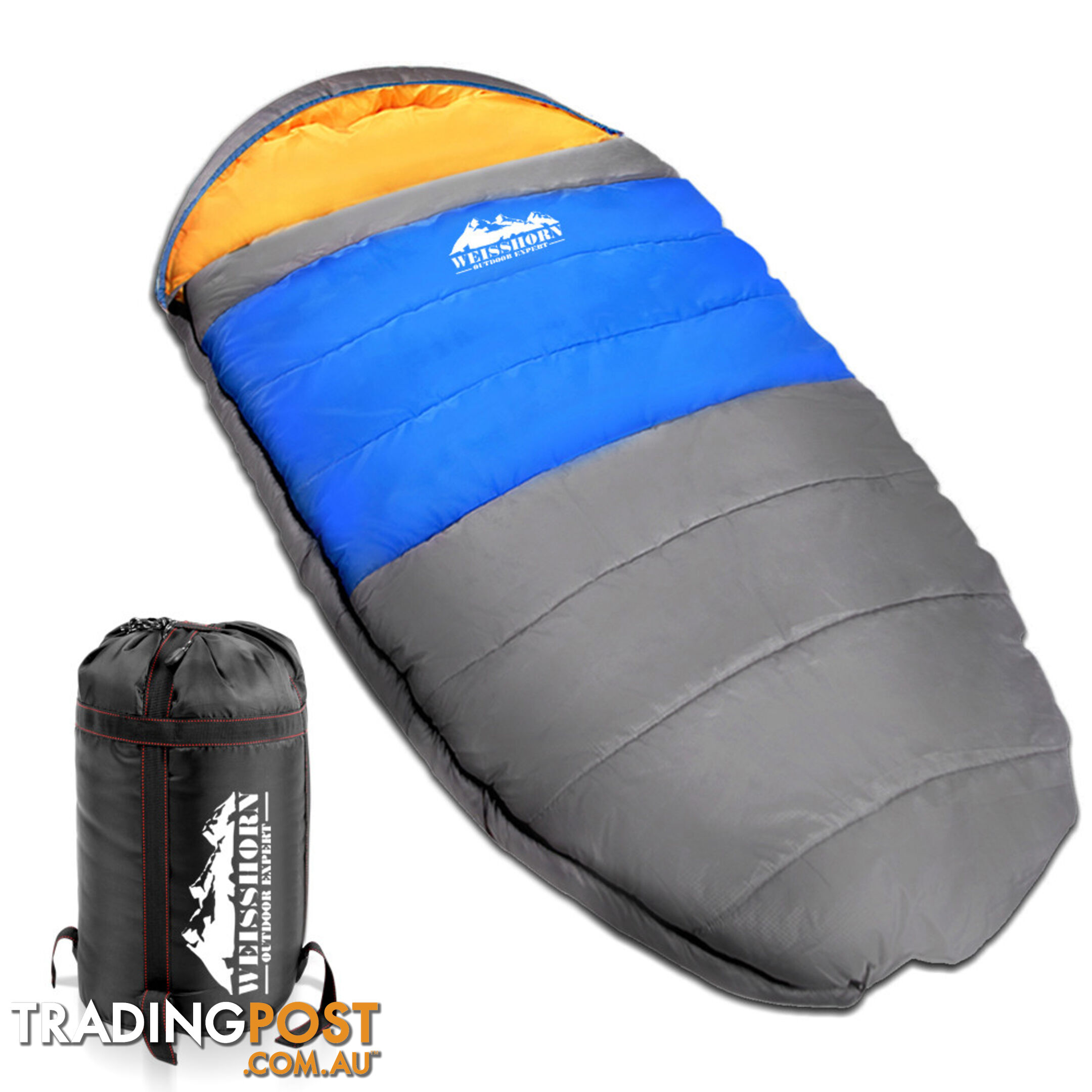 Camping Thermal Sleeping Bag King Blue