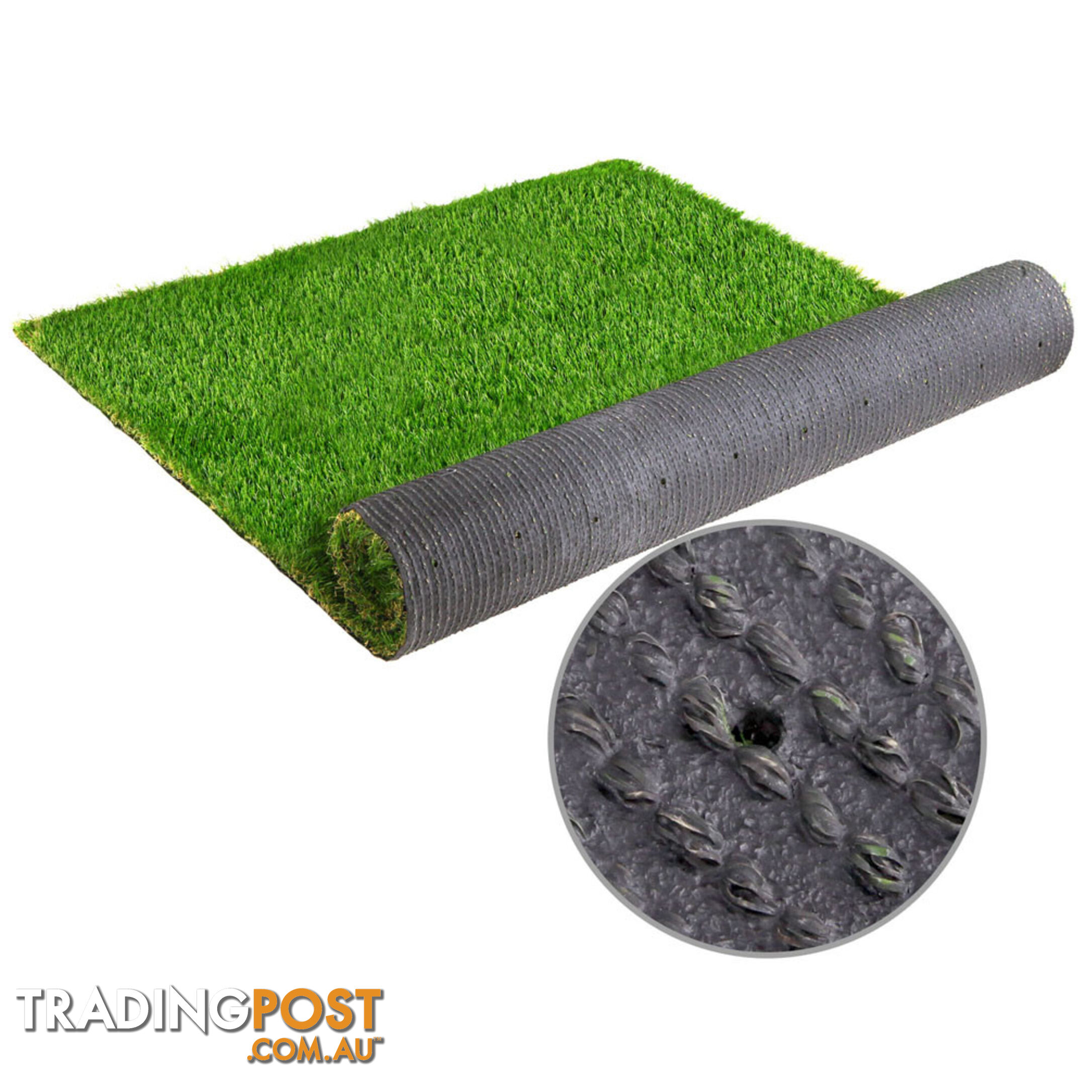 Artificial Grass 10 SQM Synthetic Artificial Turf Flooring 30mm Pile Height Green