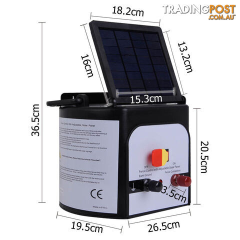 15km Solar Power Electric Fence Energiser Charger - photo 2 of 8