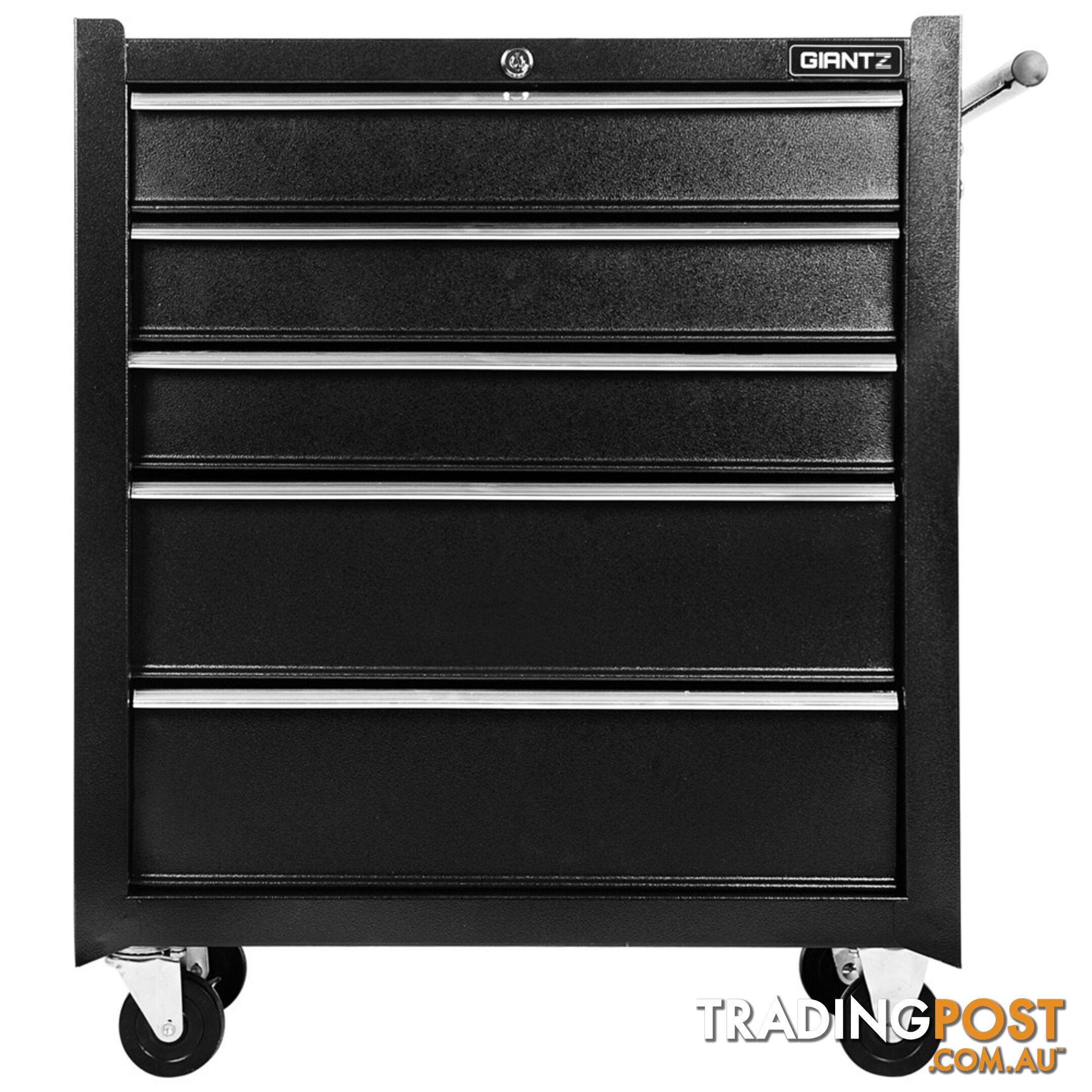 5 Drawers Roller Toolbox Cabinet  Black