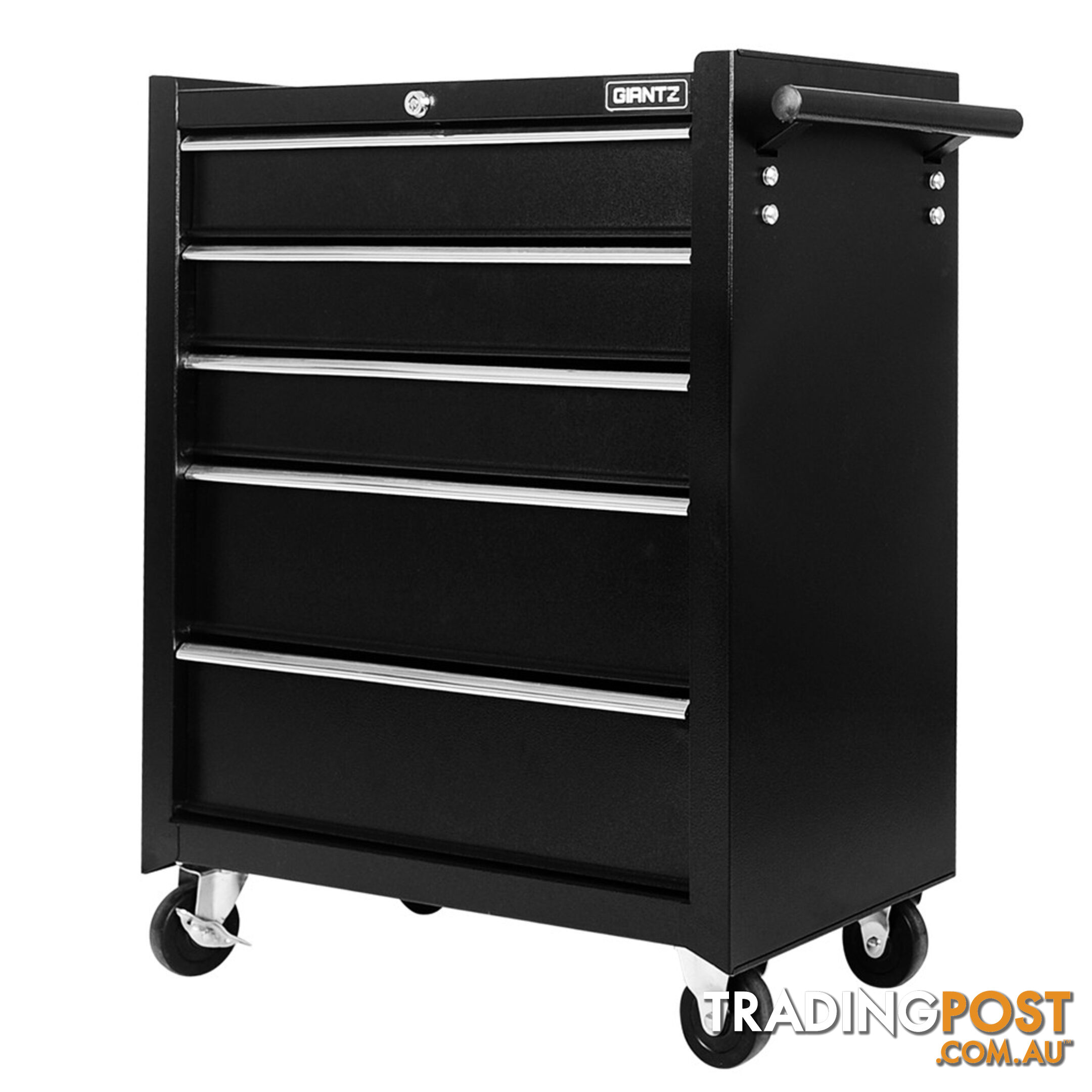 5 Drawers Roller Toolbox Cabinet  Black