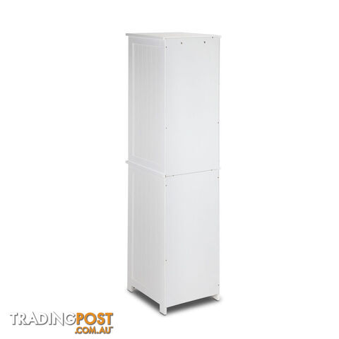 6 Tier Storage Cabinet - White