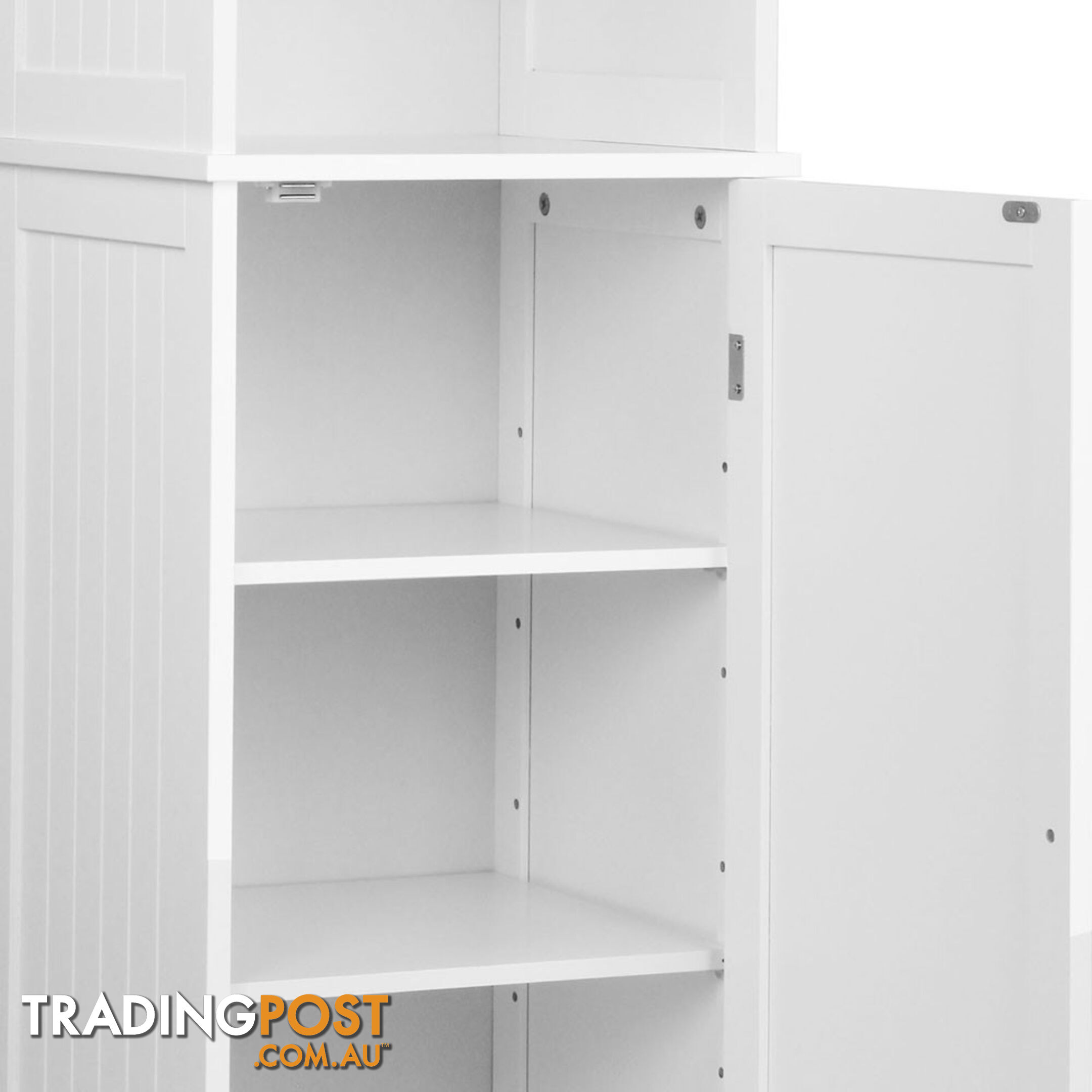 6 Tier Storage Cabinet - White