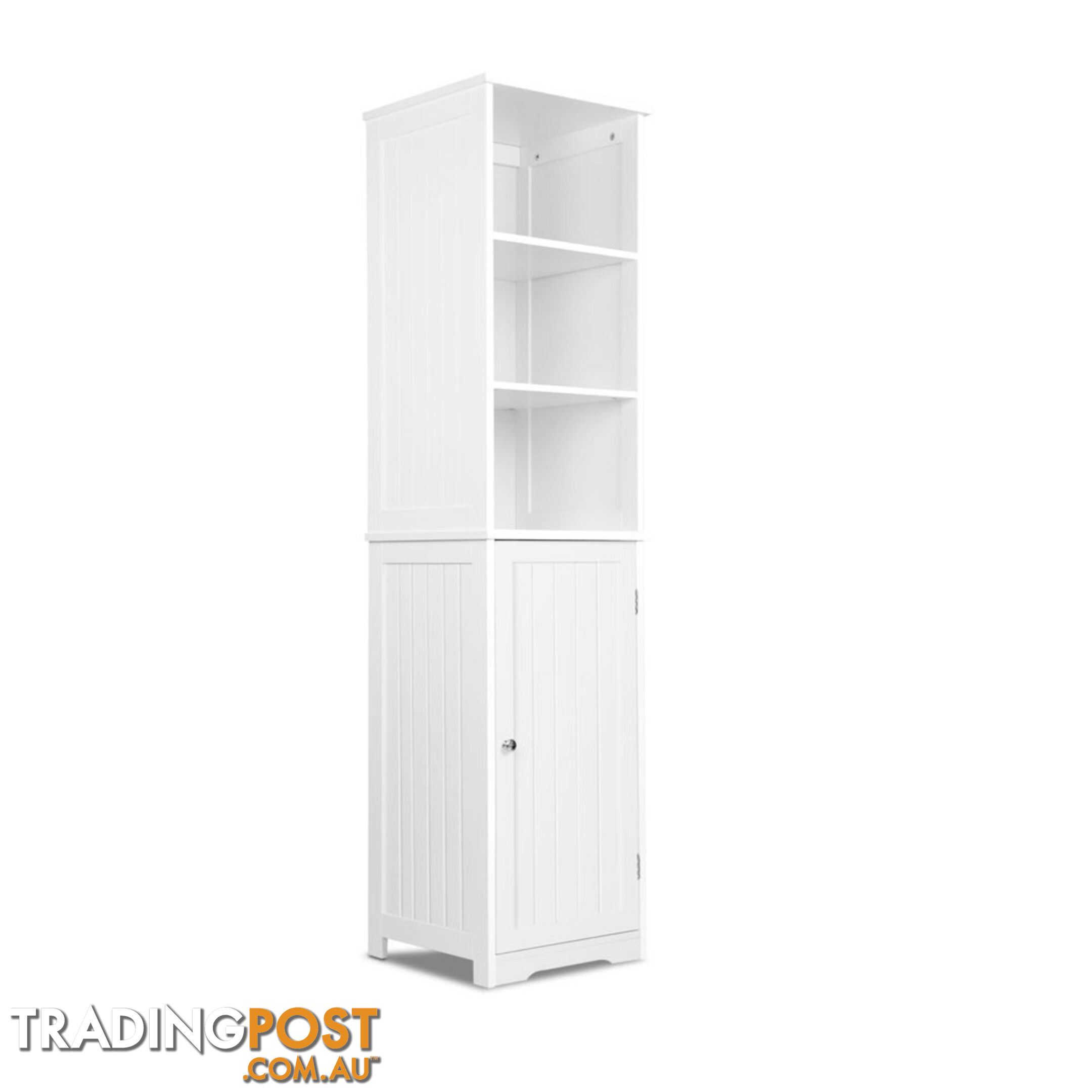 6 Tier Storage Cabinet - White