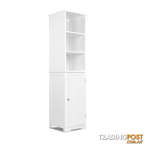 6 Tier Storage Cabinet - White