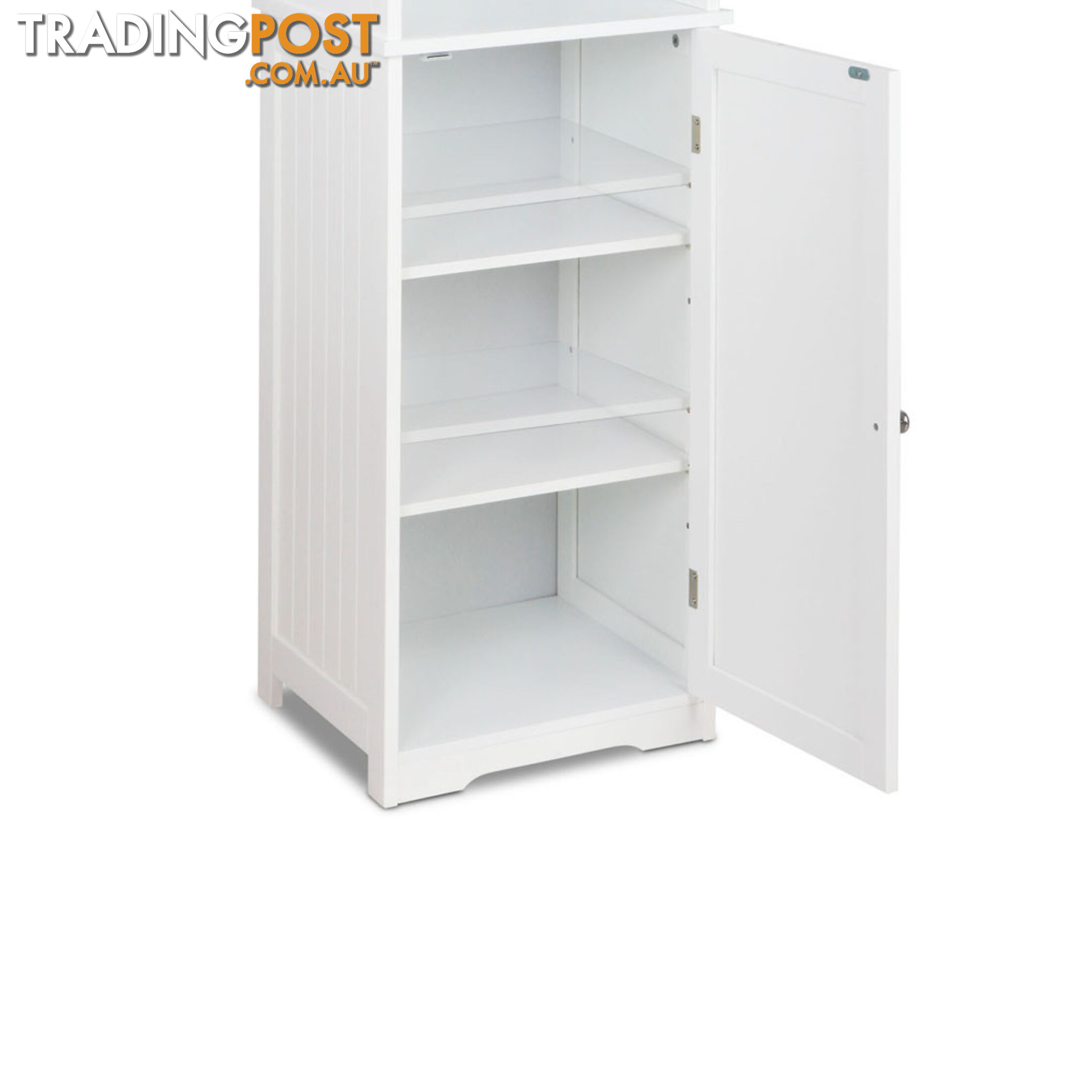 6 Tier Storage Cabinet - White